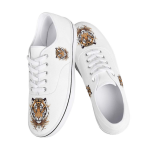 Elegant Tiger - Portrait Canvas Sneakers